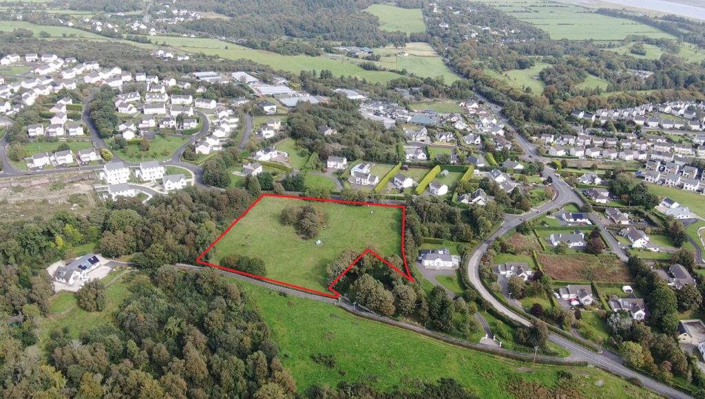 for sale at PRIME c. 3 ACRE WITH SITE POTENTIAL KILTOY, LETTERKENNY, CO DONEGAL
